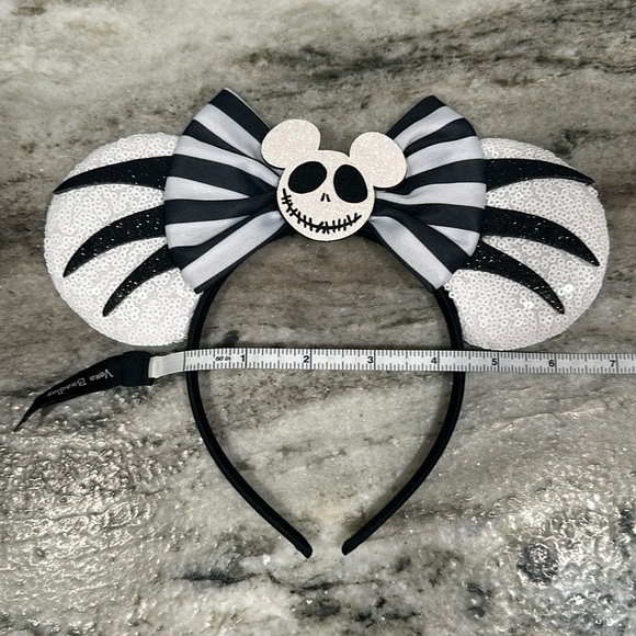 Disney Inspired Mickey as Jack Skellington Minnie Sequin Ears Headband NEW NBC - Picture 10 of 10